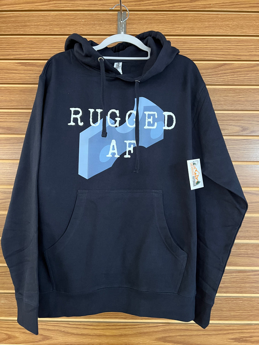 Rugged hoodie discount